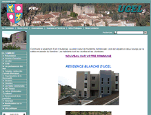 Tablet Screenshot of mairie-ucel.fr
